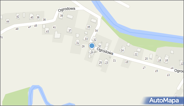 Iskrzynia, Ogrodowa, 27, mapa Iskrzynia