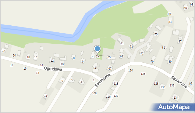 Iskrzynia, Ogrodowa, 2a, mapa Iskrzynia