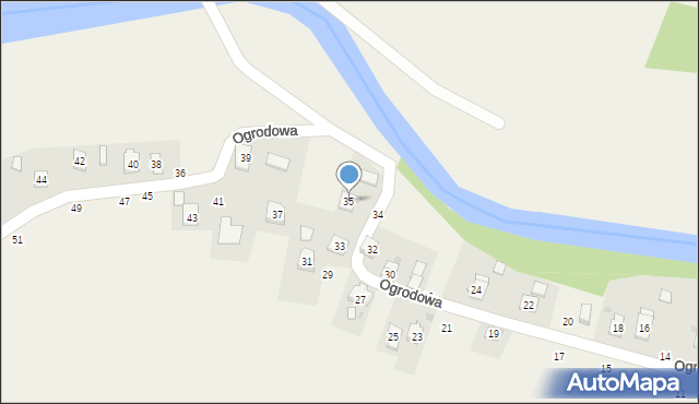 Iskrzynia, Ogrodowa, 35, mapa Iskrzynia