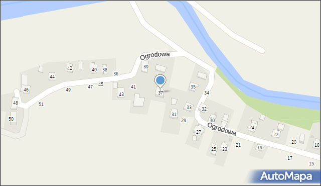 Iskrzynia, Ogrodowa, 37, mapa Iskrzynia