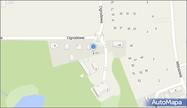 Jankowice, Ogrodowa, 5, mapa Jankowice