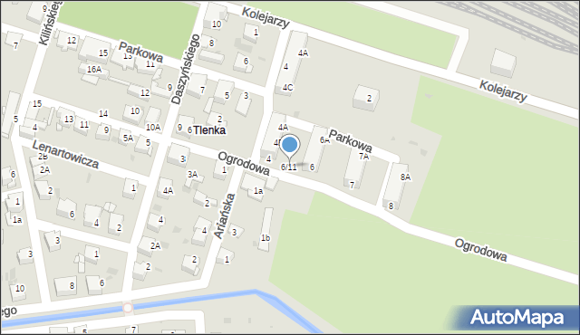 Jaworzno, Ogrodowa, 6/11, mapa Jaworzno