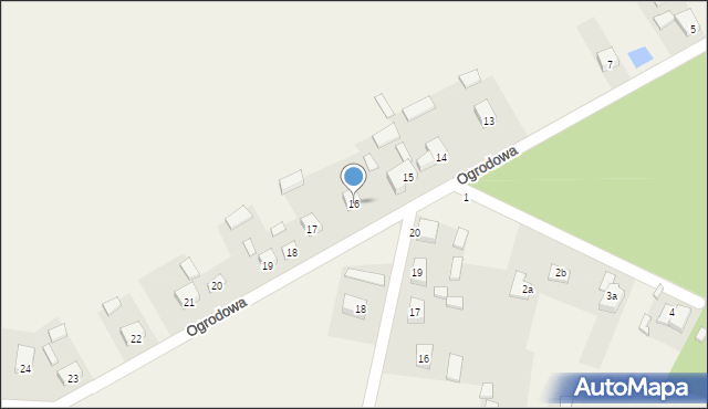 Józefów, Ogrodowa, 16, mapa Józefów