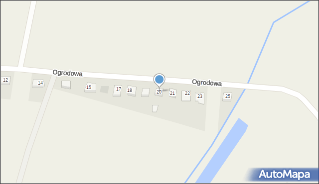 Kaczanowo, Ogrodowa, 20, mapa Kaczanowo