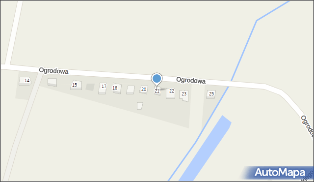 Kaczanowo, Ogrodowa, 21, mapa Kaczanowo