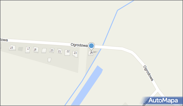 Kaczanowo, Ogrodowa, 25, mapa Kaczanowo