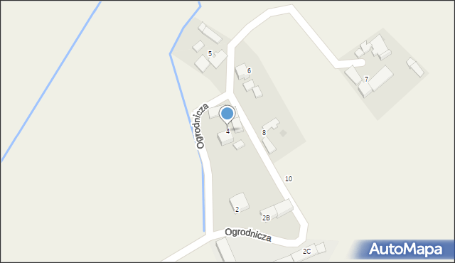 Kobylice, Ogrodnicza, 4, mapa Kobylice