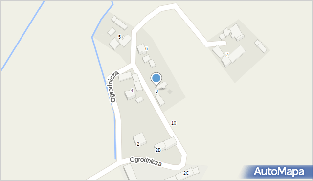 Kobylice, Ogrodnicza, 8, mapa Kobylice