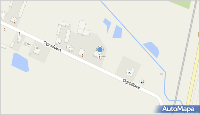 Konarzyce, Ogrodowa, 11, mapa Konarzyce