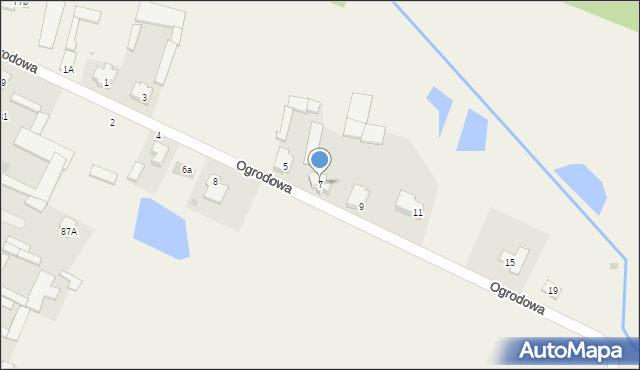 Konarzyce, Ogrodowa, 7, mapa Konarzyce