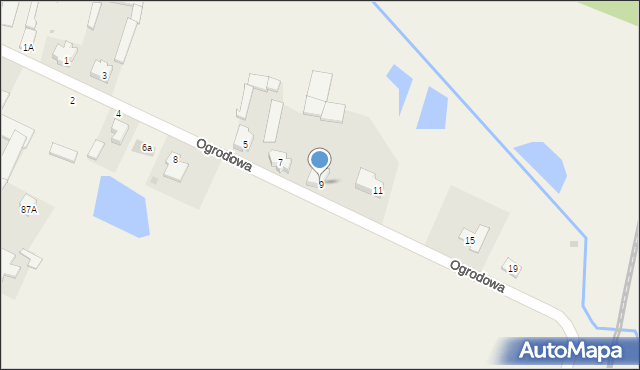 Konarzyce, Ogrodowa, 9, mapa Konarzyce