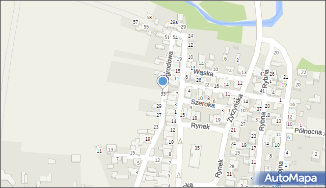 Końskowola, Ogrodowa, 33, mapa Końskowola