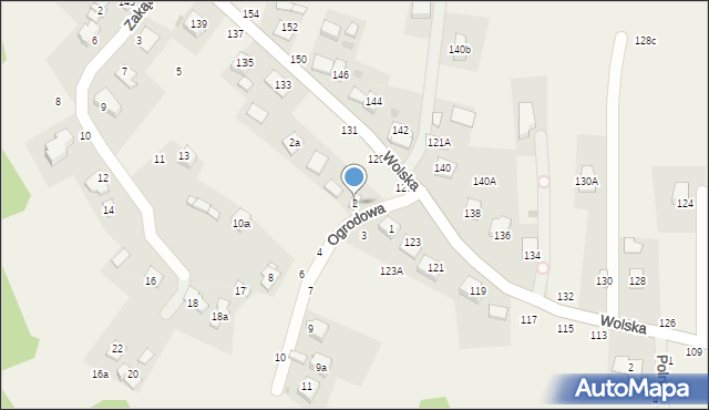 Koszyce Małe, Ogrodowa, 2, mapa Koszyce Małe