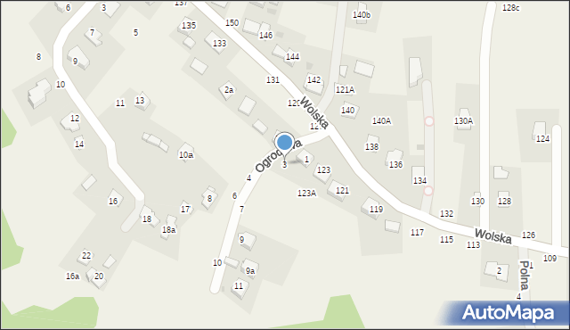 Koszyce Małe, Ogrodowa, 3, mapa Koszyce Małe