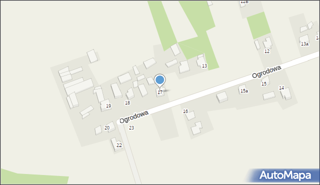 Lisowice, Ogrodowa, 17, mapa Lisowice