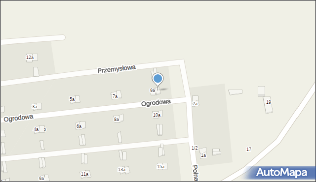 Machnów Nowy, Ogrodowa, 9b, mapa Machnów Nowy