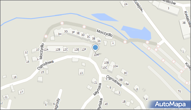 Niepołomice, Ogrodowa, 12H, mapa Niepołomice