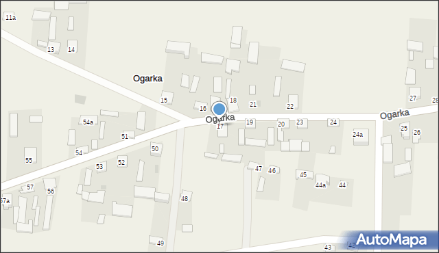Ogarka, Ogarka, 17, mapa Ogarka