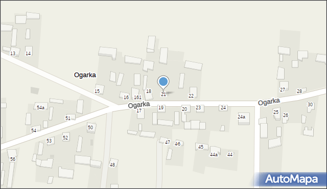 Ogarka, Ogarka, 21, mapa Ogarka