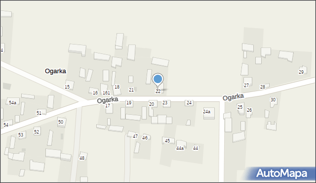 Ogarka, Ogarka, 22, mapa Ogarka