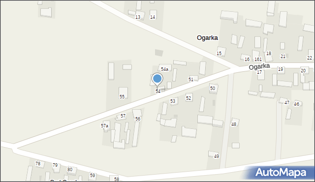 Ogarka, Ogarka, 54, mapa Ogarka