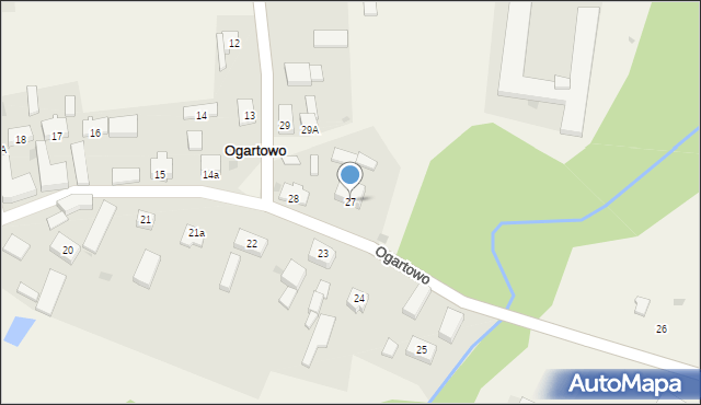 Ogartowo, Ogartowo, 27, mapa Ogartowo