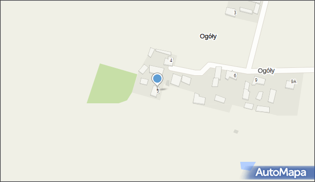 Ogóły, Ogóły, 5, mapa Ogóły