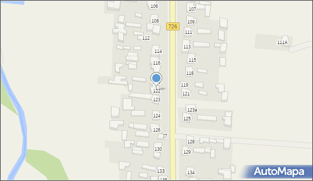 Ogonowice, Ogonowice, 122, mapa Ogonowice