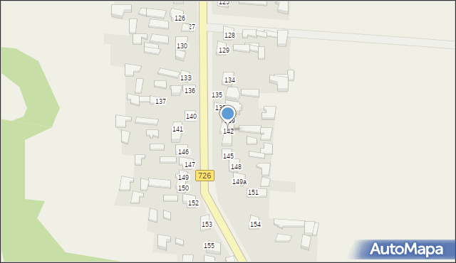 Ogonowice, Ogonowice, 142, mapa Ogonowice