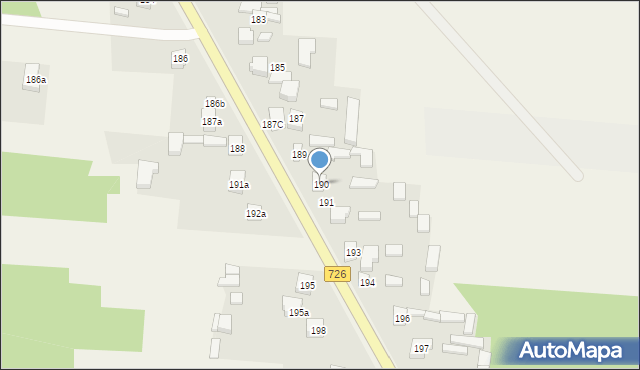 Ogonowice, Ogonowice, 190, mapa Ogonowice