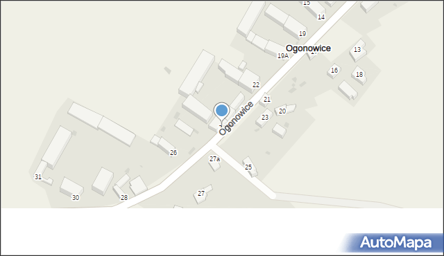 Ogonowice, Ogonowice, 24, mapa Ogonowice