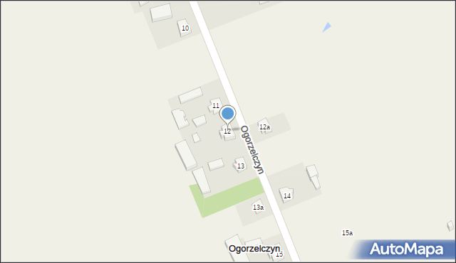 Ogorzelczyn, Ogorzelczyn, 12, mapa Ogorzelczyn