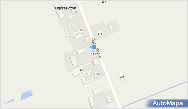 Ogorzelczyn, Ogorzelczyn, 18, mapa Ogorzelczyn