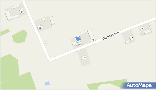 Ogorzelczyn, Ogorzelczyn, 46A, mapa Ogorzelczyn