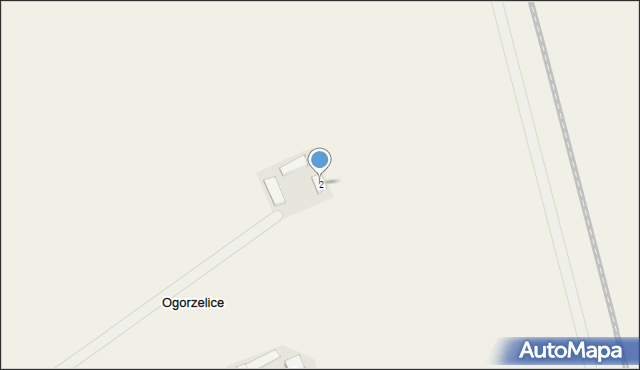 Ogorzelice, Ogorzelice, 2, mapa Ogorzelice