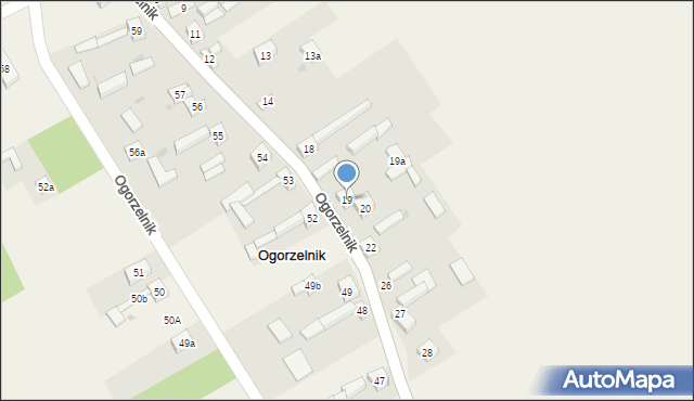 Ogorzelnik, Ogorzelnik, 19, mapa Ogorzelnik