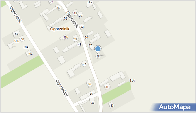 Ogorzelnik, Ogorzelnik, 28, mapa Ogorzelnik