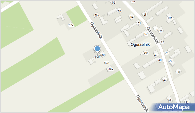 Ogorzelnik, Ogorzelnik, 50b, mapa Ogorzelnik