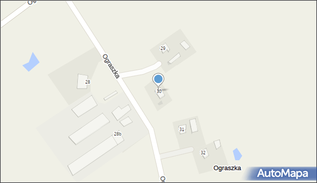 Ograszka, Ograszka, 30, mapa Ograszka