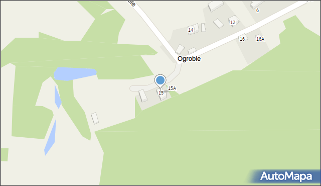 Ogroble, Ogroble, 15, mapa Ogroble