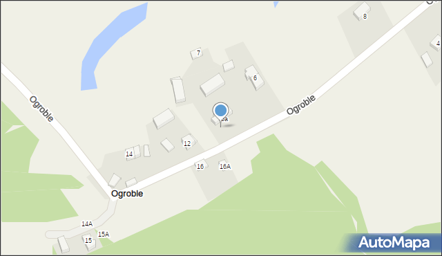 Ogroble, Ogroble, 6, mapa Ogroble