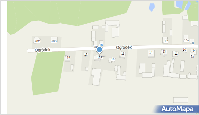 Ogródek, Ogródek, 16A, mapa Ogródek