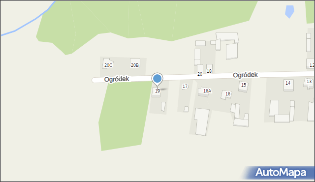 Ogródek, Ogródek, 19, mapa Ogródek