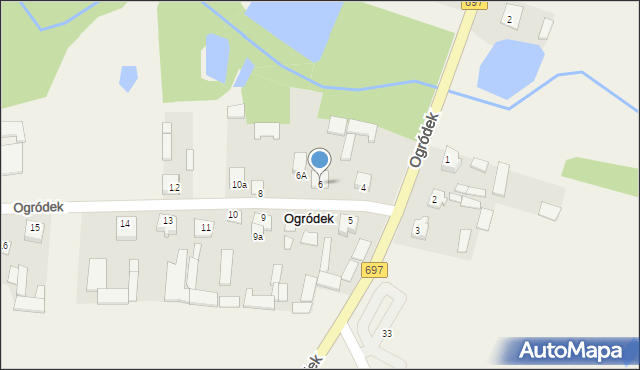 Ogródek, Ogródek, 6, mapa Ogródek