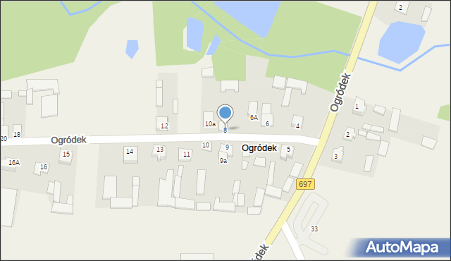 Ogródek, Ogródek, 8, mapa Ogródek