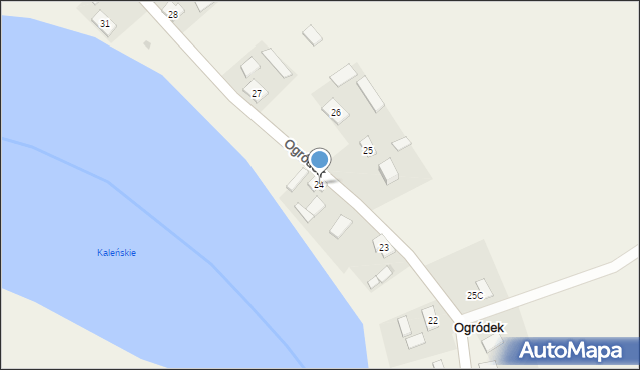 Ogródek, Ogródek, 24, mapa Ogródek