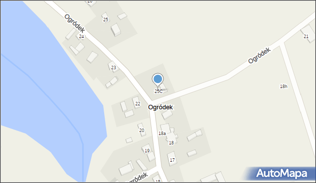 Ogródek, Ogródek, 25C, mapa Ogródek