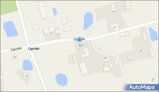 Ogródki, Ogródki, 19, mapa Ogródki