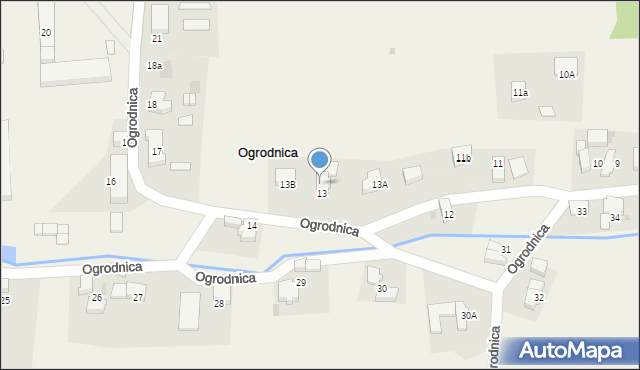 Ogrodnica, Ogrodnica, 14, mapa Ogrodnica