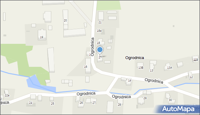 Ogrodnica, Ogrodnica, 17, mapa Ogrodnica